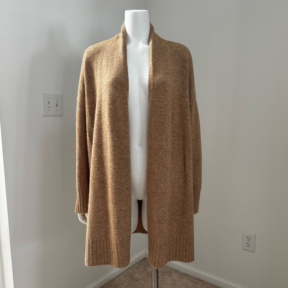 CeCe Camel Open-Front Cardigan - Picture 2 of 9